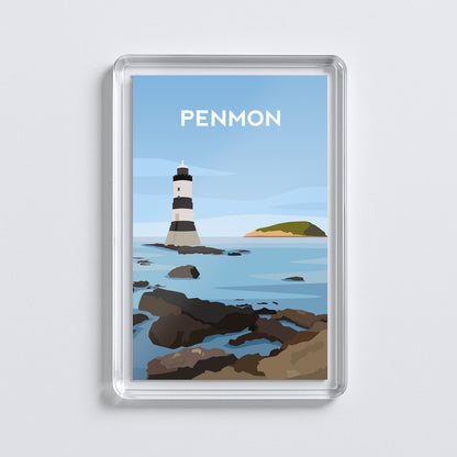 Penmon Anglesey Acrylic Fridge Magnet | Wales Travel Magnet
