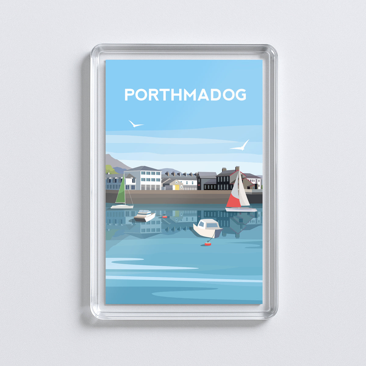 Porthmadog Wales Fridge Magnet | Welsh Souvenir | Gwynedd Travel Gift