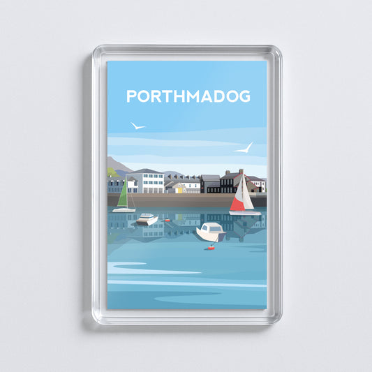 Porthmadog Wales Fridge Magnet | Welsh Souvenir | Gwynedd Travel Gift