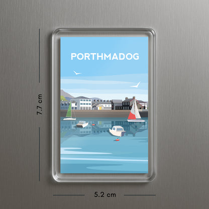 Porthmadog Wales Fridge Magnet | Welsh Souvenir | Gwynedd Travel Gift