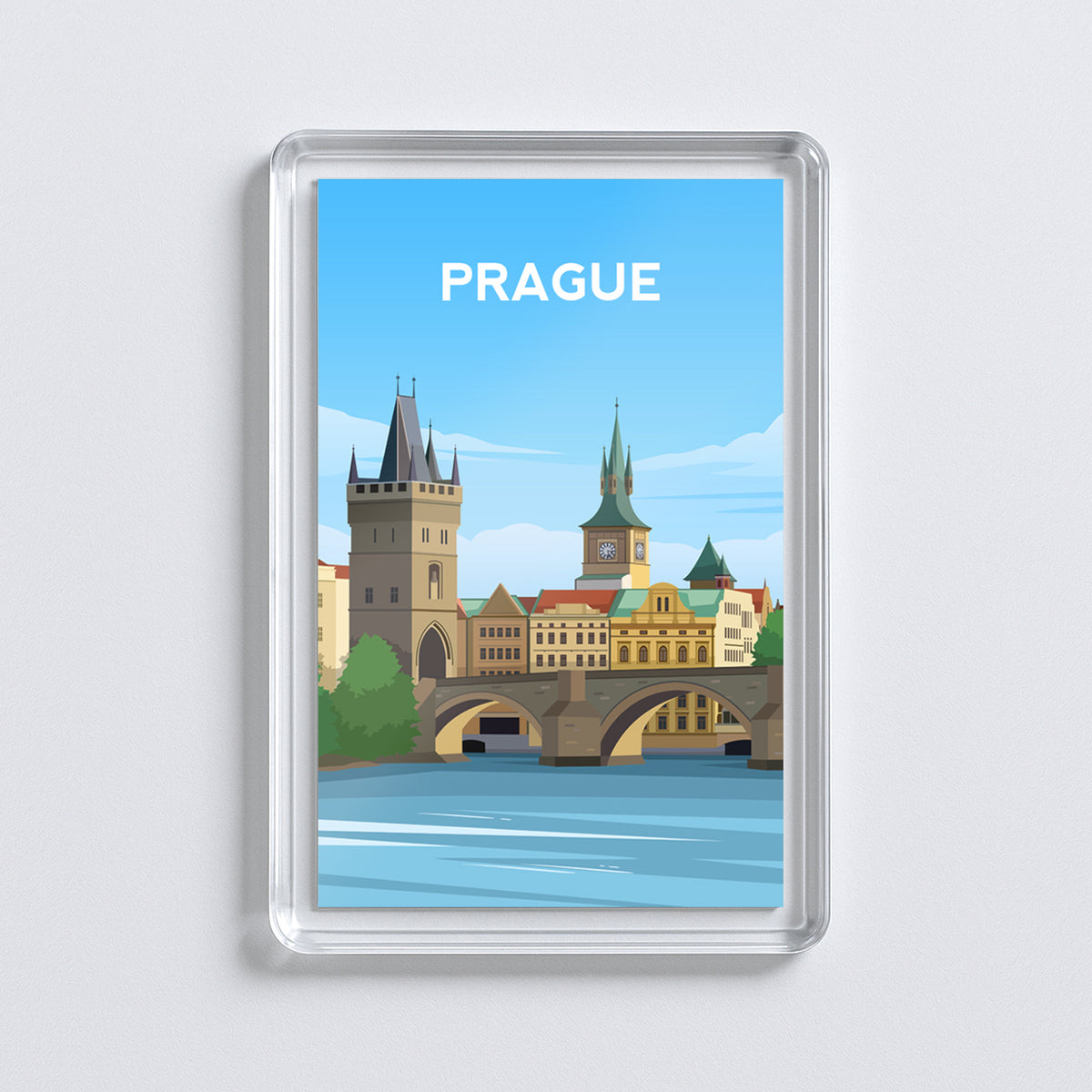 Prague Czechia Magnet | Czech Republic City Travel Gift