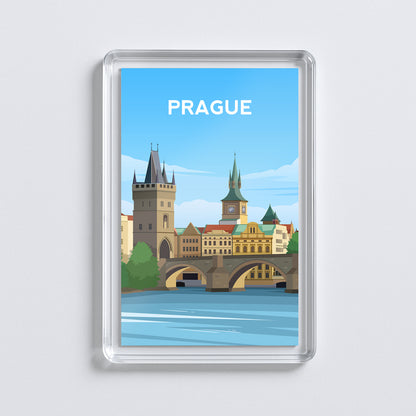 Prague Czechia Magnet | Czech Republic City Travel Gift