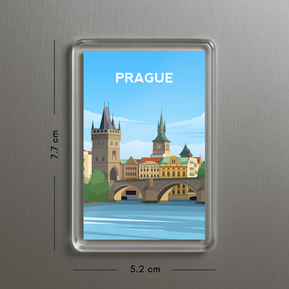 Prague Czechia Magnet | Czech Republic City Travel Gift