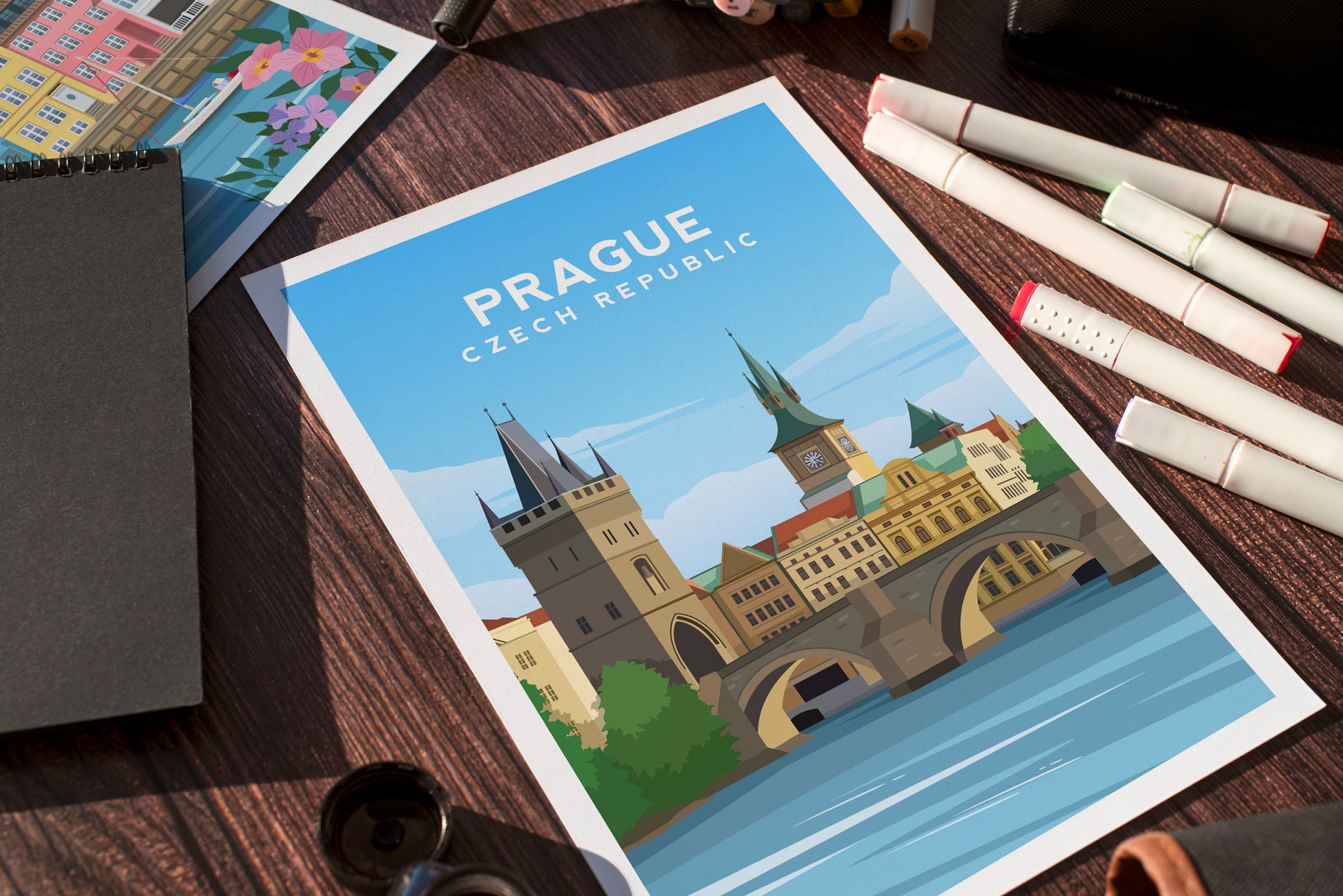 Prague Czechia Print | Czech Republic Travel Wall Art