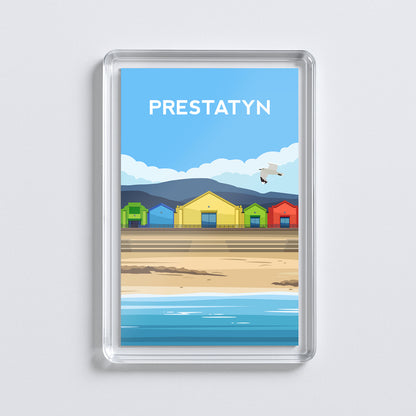 Prestatyn Wales Fridge Magnet | Welsh Souvenir | Coastal Travel Gift