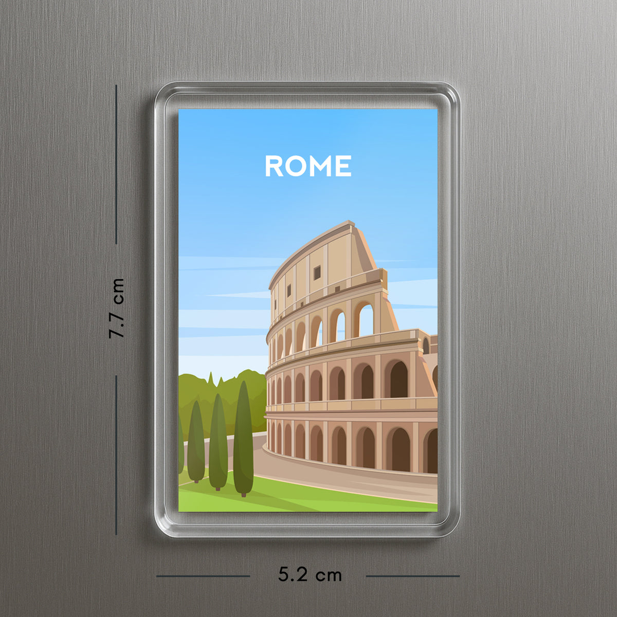 Rome Fridge Magnet | Colosseum Italy Travel Gift