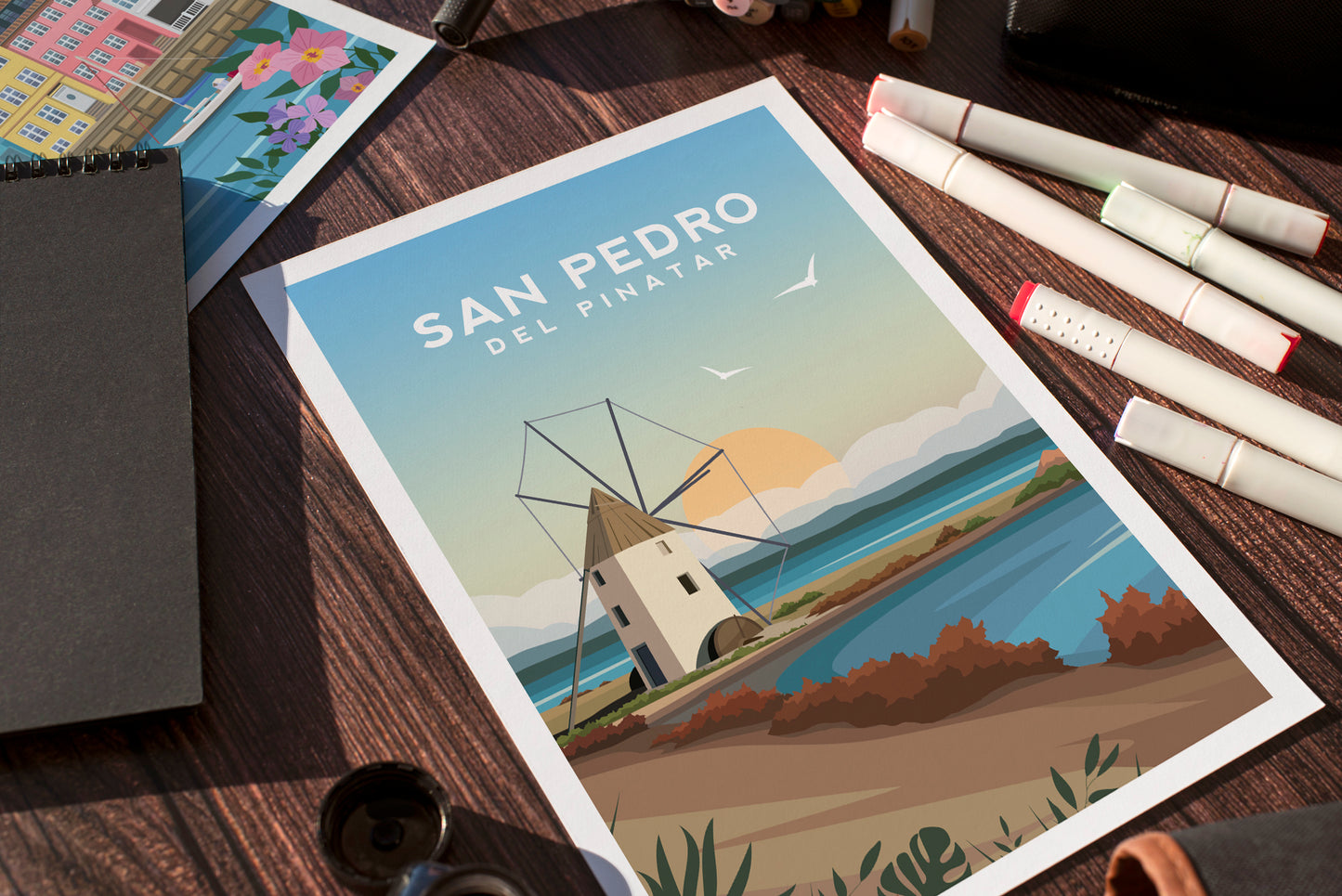 San Pedro Del Pinatar Spain Travel Print | Murcia Wall Art