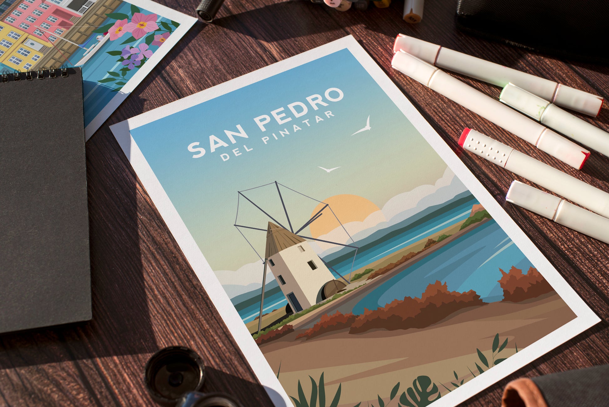 San Pedro Del Pinatar Spain Travel Print | Murcia Wall Art