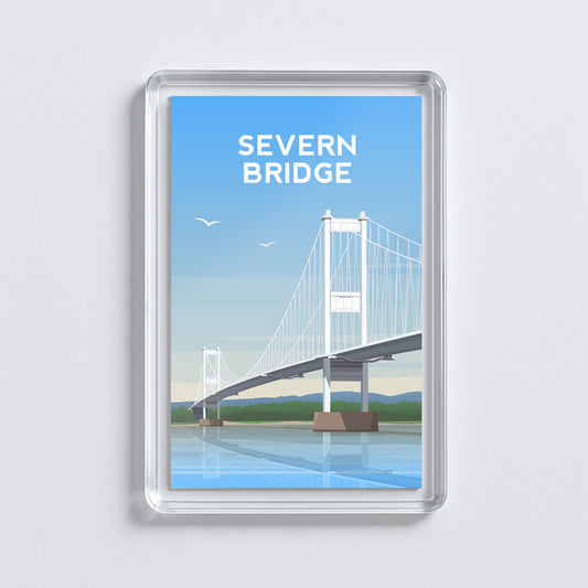 Severn Bridge Wales Fridge Magnet | Welsh Travel Gift Souvenir