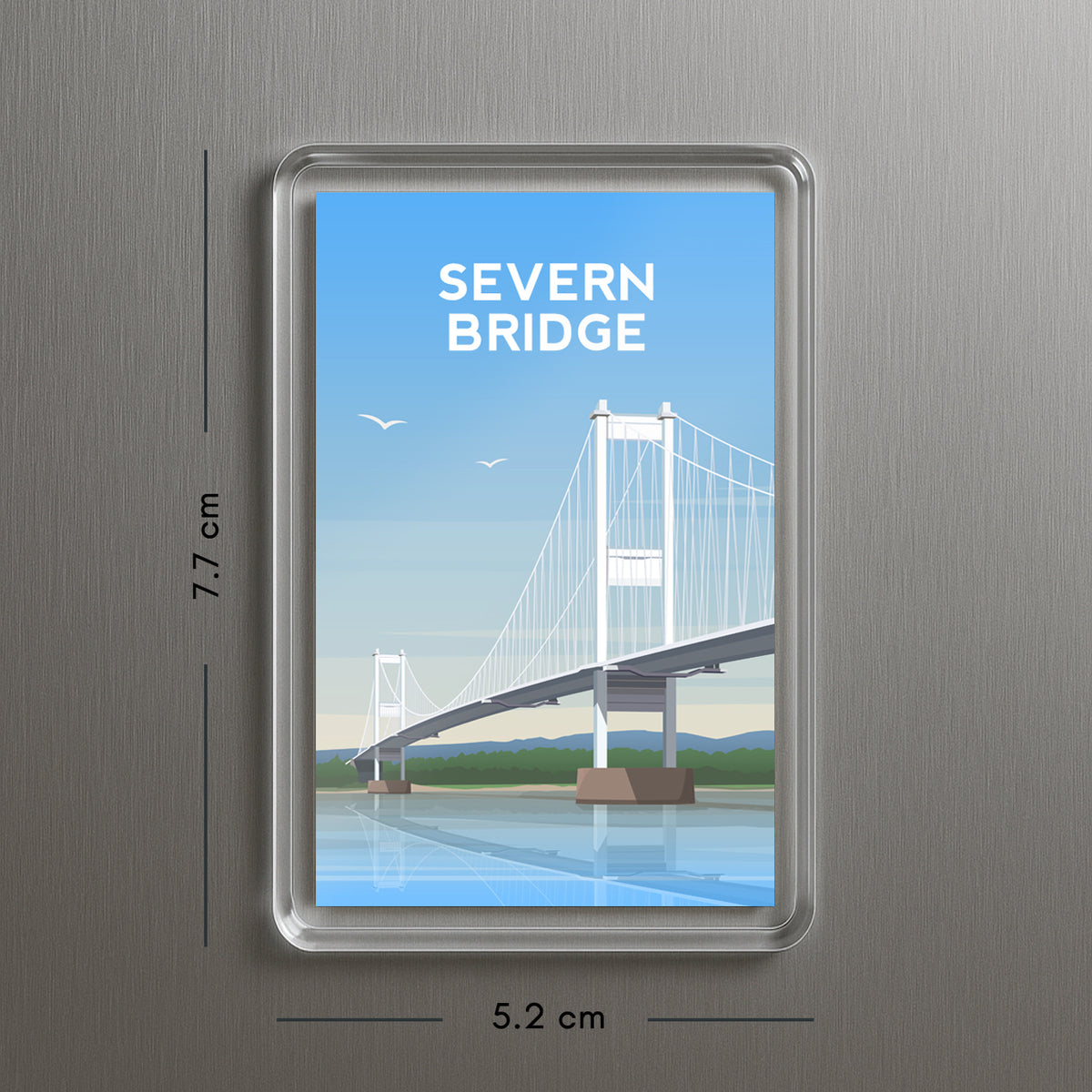 Severn Bridge Wales Fridge Magnet | Welsh Travel Gift Souvenir