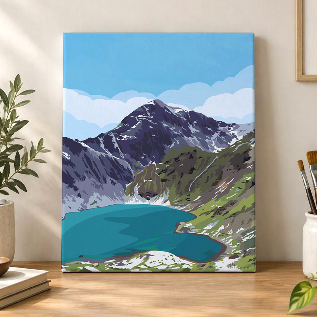 Yr Wyddfa Snowdon Wales Canvas | Snowdonia National Park Wall Art