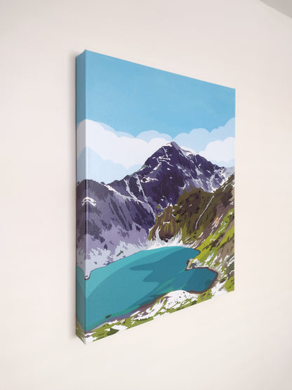 Yr Wyddfa Snowdon Wales Canvas | Snowdonia National Park Wall Art