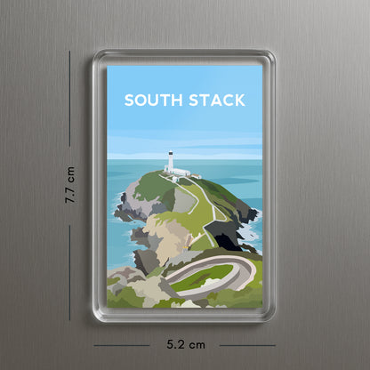 South Stack Anglesey Acrylic Fridge Magnet | Wales Travel Magnet