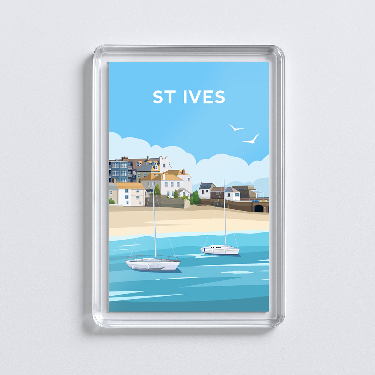 St Ives Fridge Magnet | Cornwall England Travel Gift