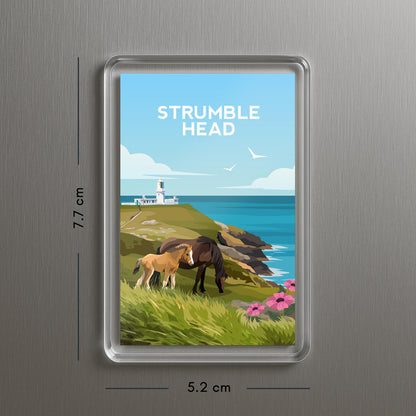 Strumble Head Wales Fridge Magnet | Pembrokeshire Welsh Travel Gift
