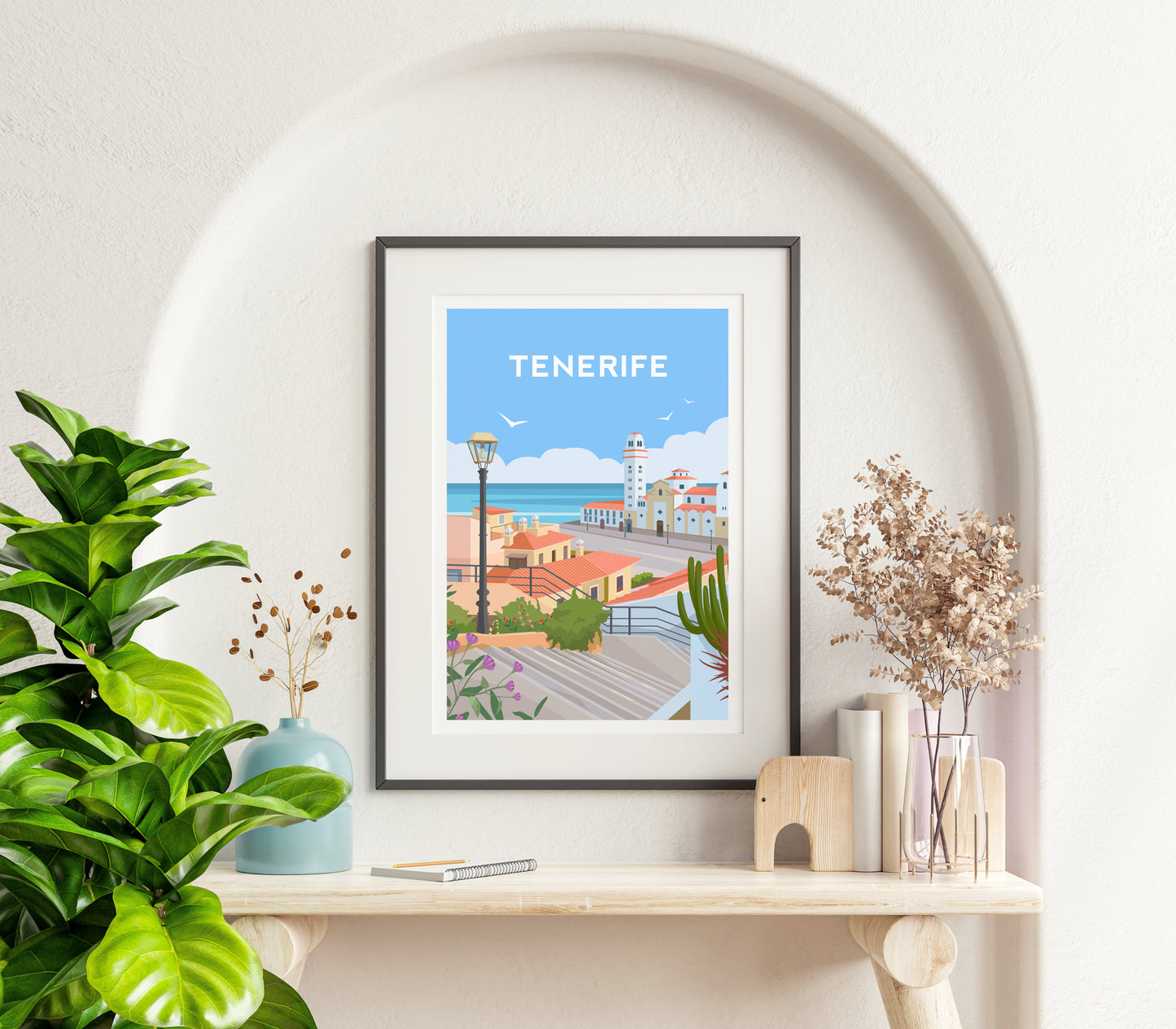 Tenerife Spain Print | Canary Islands Travel Wall Art