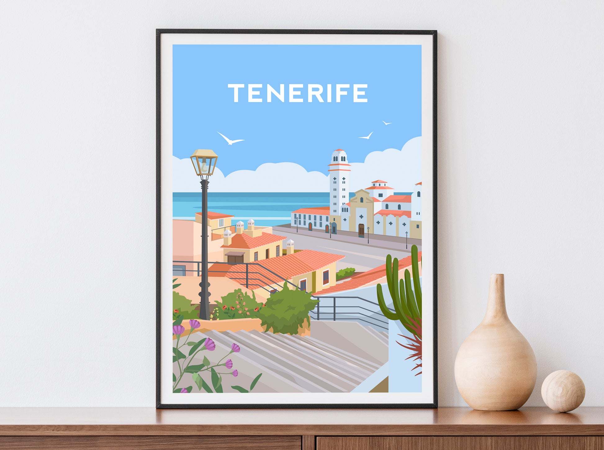 Tenerife Spain Print | Canary Islands Travel Wall Art