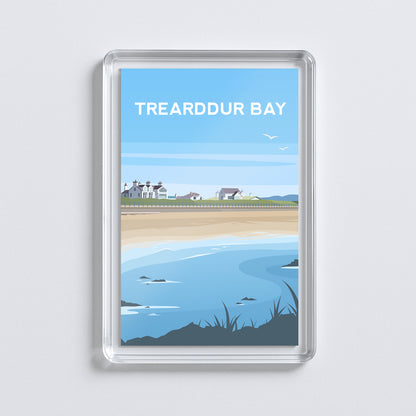 Anglesey Wales Acrylic Fridge Magnets | Welsh Travel Art