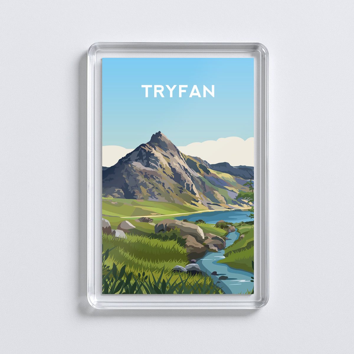Tryfan Wales Fridge Magnet | Welsh Souvenir | Snowdonia Travel Gift