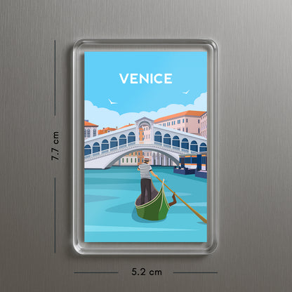 Venice Fridge Magnet | Rialto Bridge Italy Travel Gift