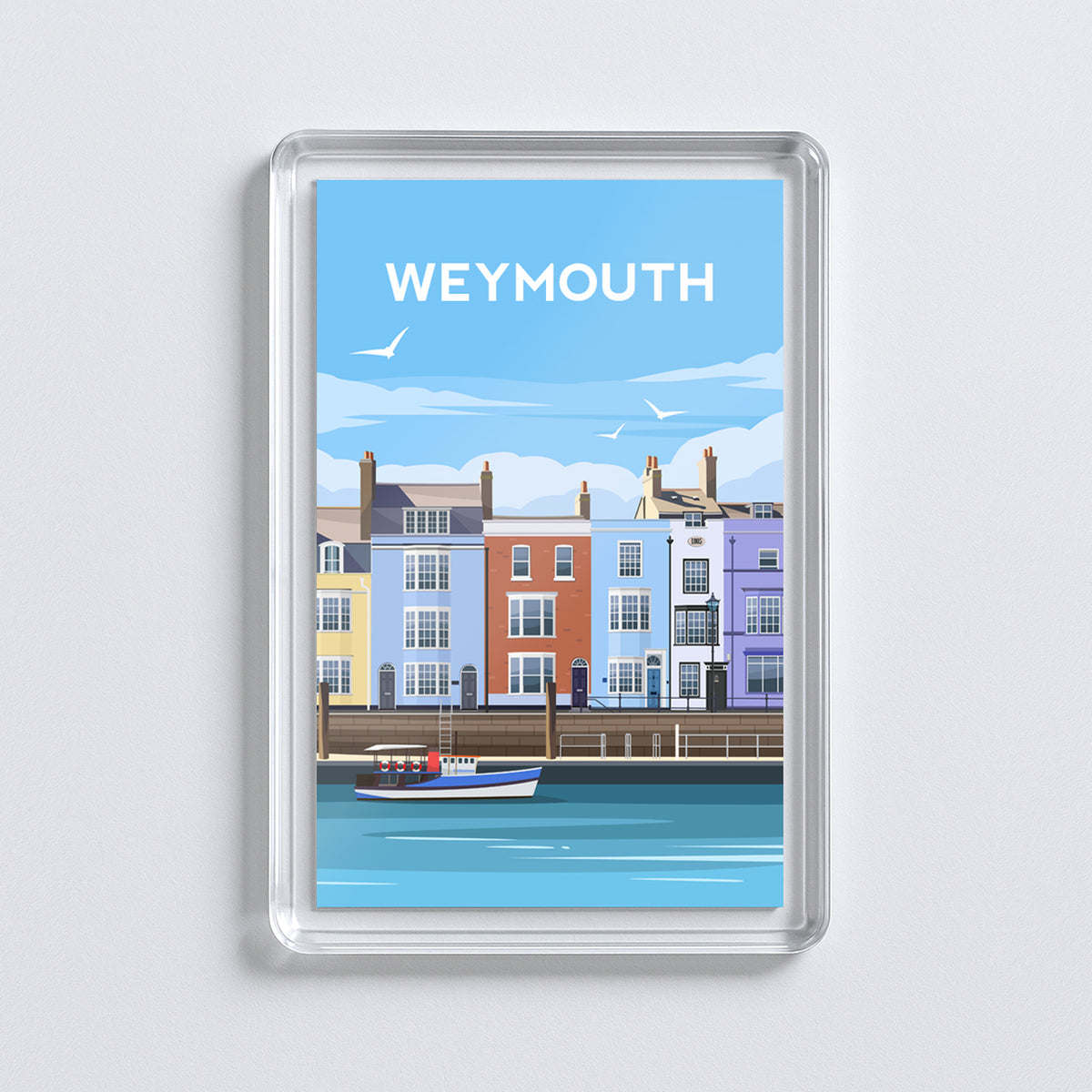 Weymouth Fridge Magnet | Dorset England Travel Gift