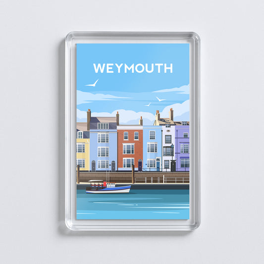 Weymouth Fridge Magnet | Dorset England Travel Gift