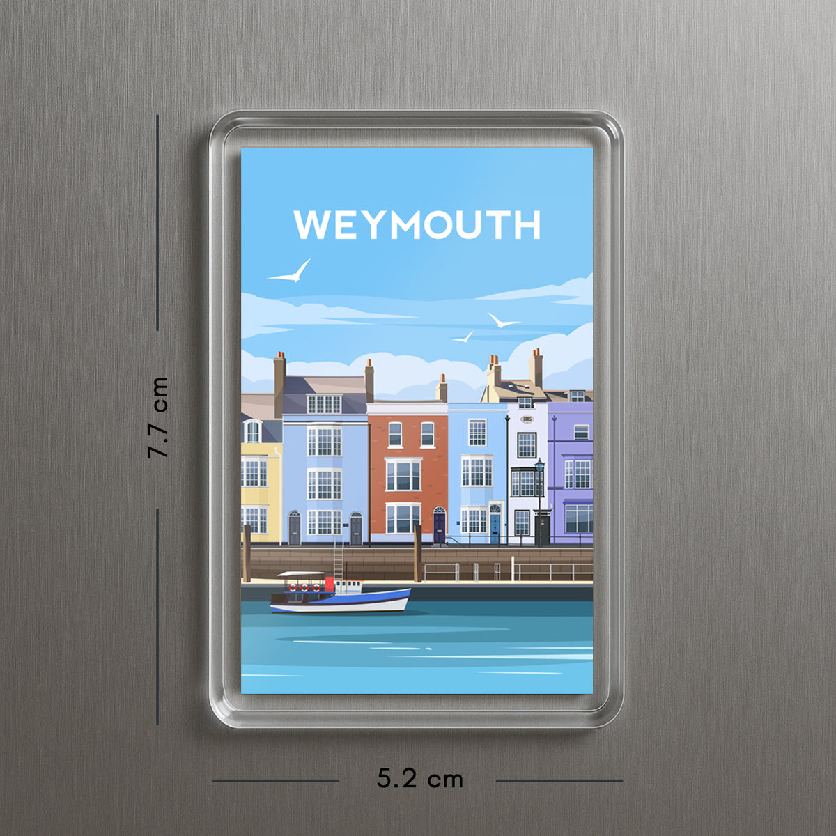 Weymouth Fridge Magnet | Dorset England Travel Gift