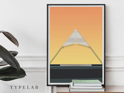 Glastonbury Festival Print | Somerset Music Wall Art